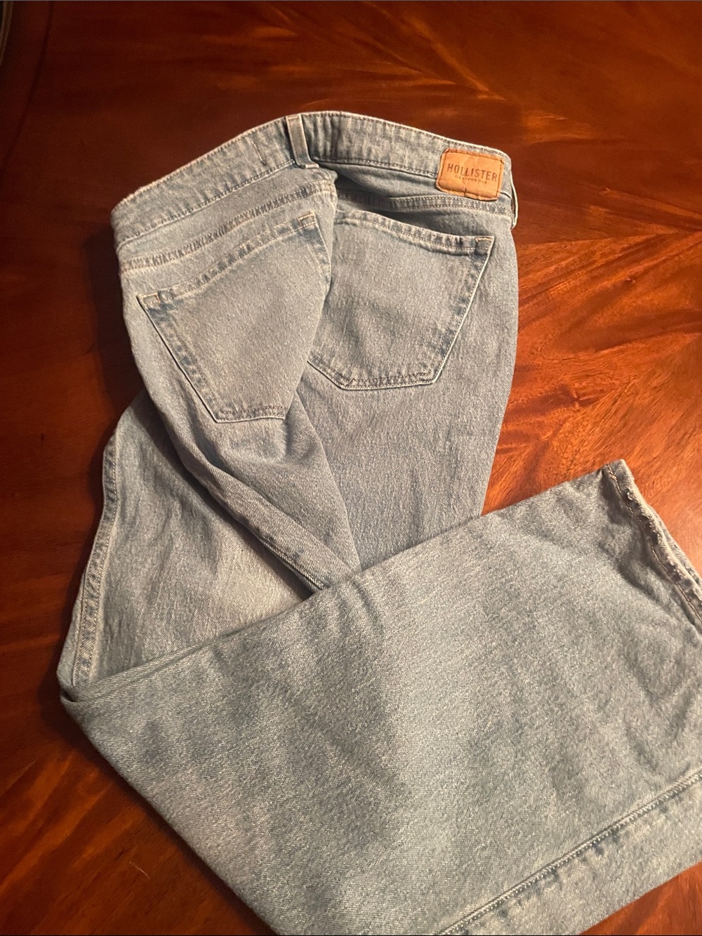 Hollister Light Blue Straight Leg Women's Jeans
